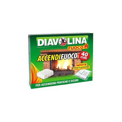 DIAVOLINA ACCENDIFUOCO 40 Cubi