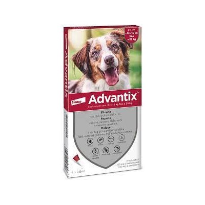 ADVANTIX Spot On CANE kg 10-25 4x2.5ml