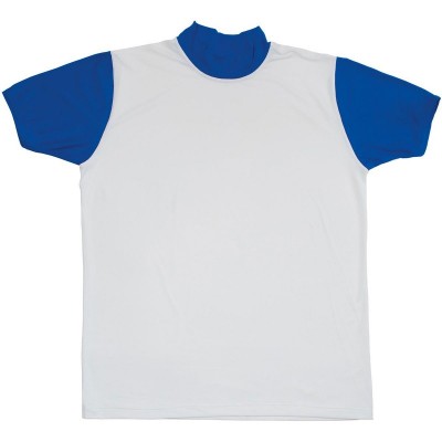 T-SHIRT POLIP BIANCO-AZZURRO TG.S