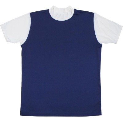 T-SHIRT POLIP BLU-BIANCO TG.M