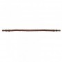 BRETELLA TRECCIA 8 CAPI PELLE MARRONE