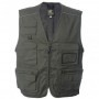GILET VERDE MULTITASCHE TG.L