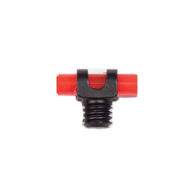 MIRINO ROSSO FLUO 2X7 FILETTO 2,6