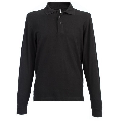 POLO M/L COL.NERO TG.S