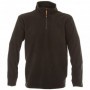 MICROPILE NERO 1/2 ZIP TG M