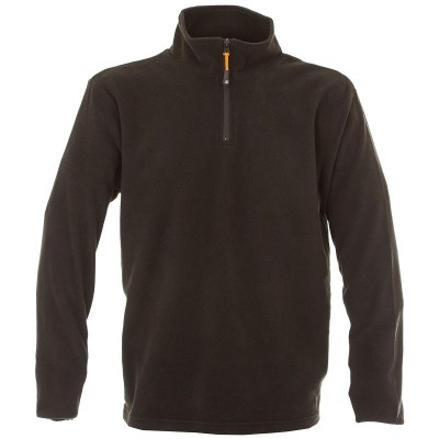 MICROPILE NERO 1/2 ZIP TG S