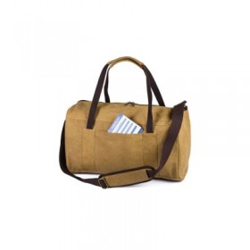 BORSA CANVAS KAKI CM 46X29X24