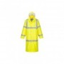 IMPERMEABILE LUNGO GIALLO TAGLIA XL