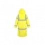 IMPERMEABILE LUNGO GIALLO TAGLIA XL