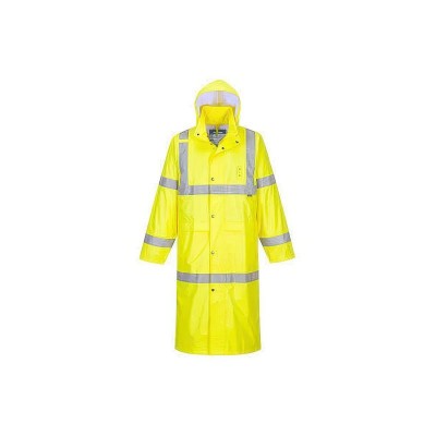 IMPERMEABILE LUNGO GIALLO TAGLIA XXL