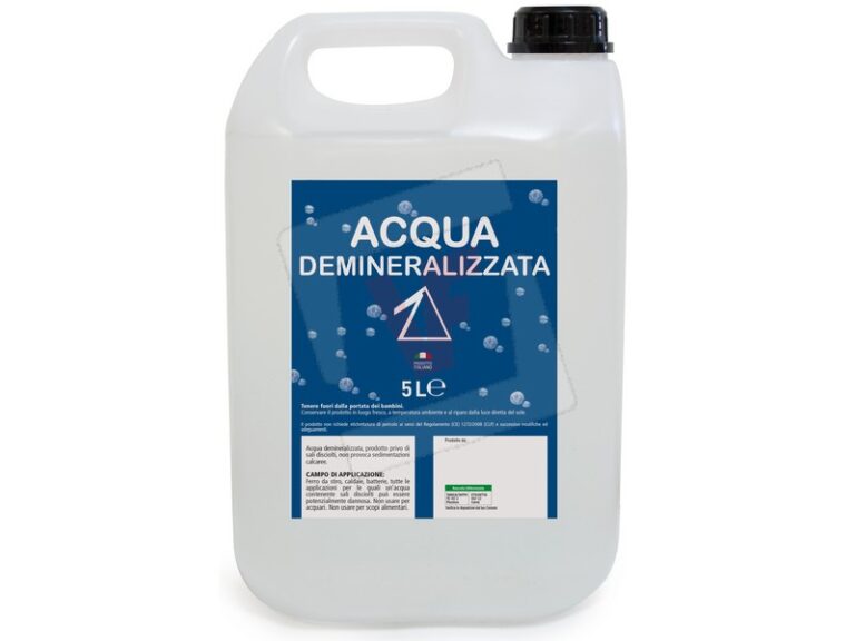 ACQUA DEMINERALIZZATA Lt 5