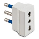 ADATTATORE SPINA 2P+T 16A-10/16A Bianco