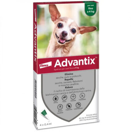 ADVANTIX Spot On CANE kg 0-4 4x0.4ml