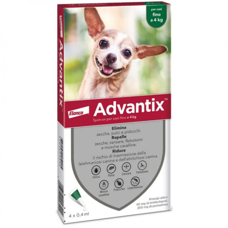 ADVANTIX Spot On CANE kg 0-4 4x0.4ml