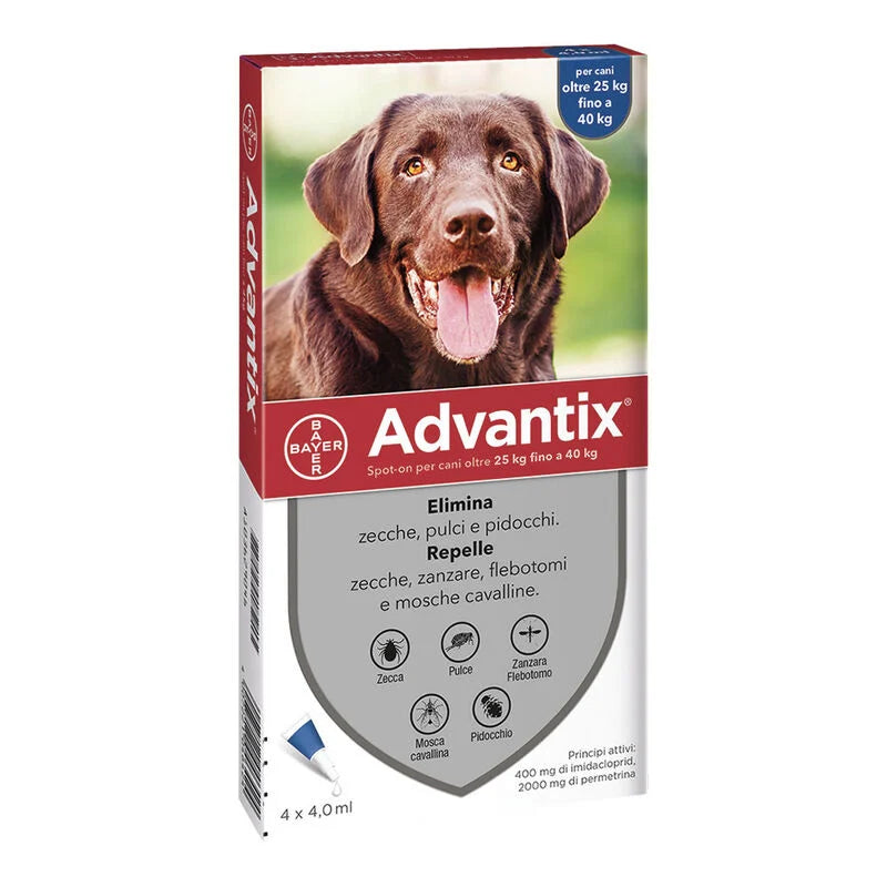 ADVANTIX Spot On CANE kg 25-40 6x4ml ADVANTIX Spot On CANE kg 25-40 6x4ml