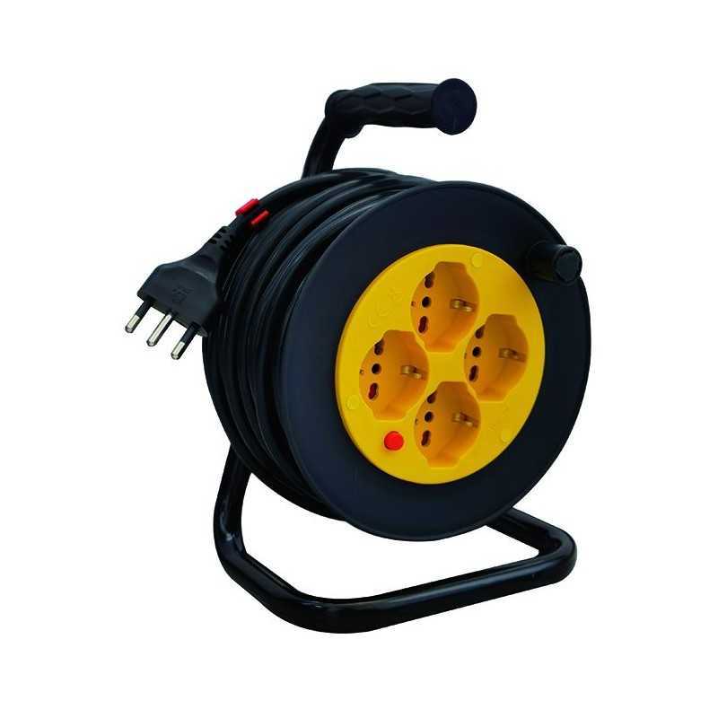 AVVOLGICAVO 4 PRESE BIP/SCHUKO 10/16A 15 AVVOLGICAVO 4 PRESE BIP/SCHUKO 10/16A 15