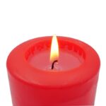 CANDELA MERC. 9Hx24cm Rossa Opaca