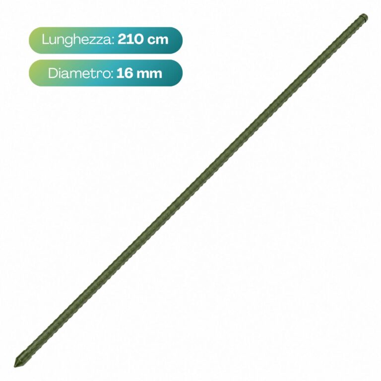 CANNA METALLO PL. cm 210 Diam.16