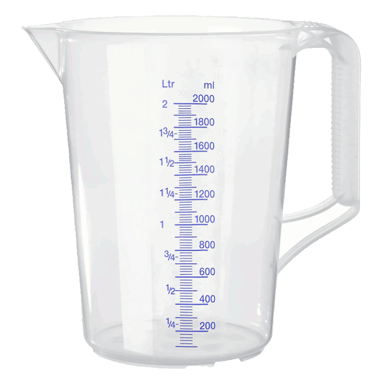 CARAFFA GRADUATA Lt 2 Trasparente
