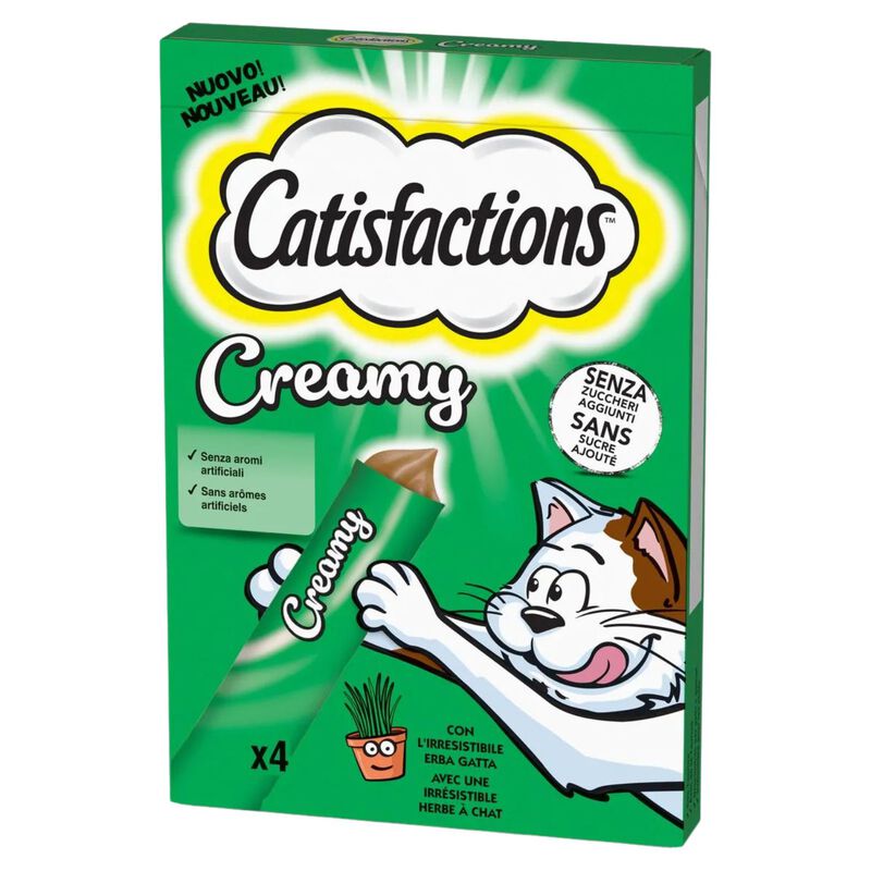 CATISFACTIONS CREAMY gr 10 Erba Gatta CATISFACTIONS CREAMY gr 10 Erba Gatta
