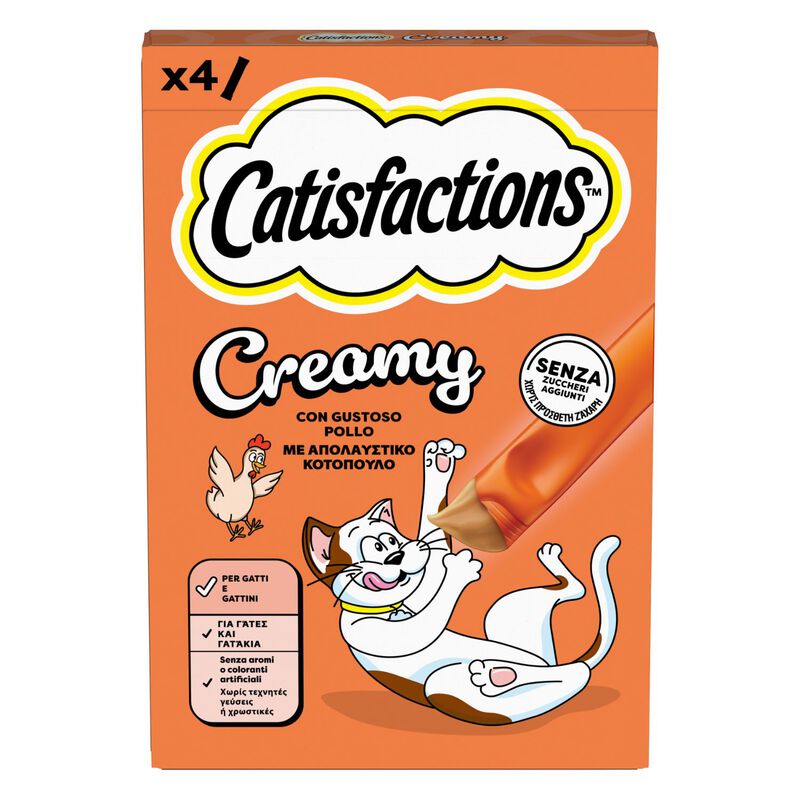 CATISFACTIONS creamy pollo gr 10 CATISFACTIONS creamy pollo gr 10