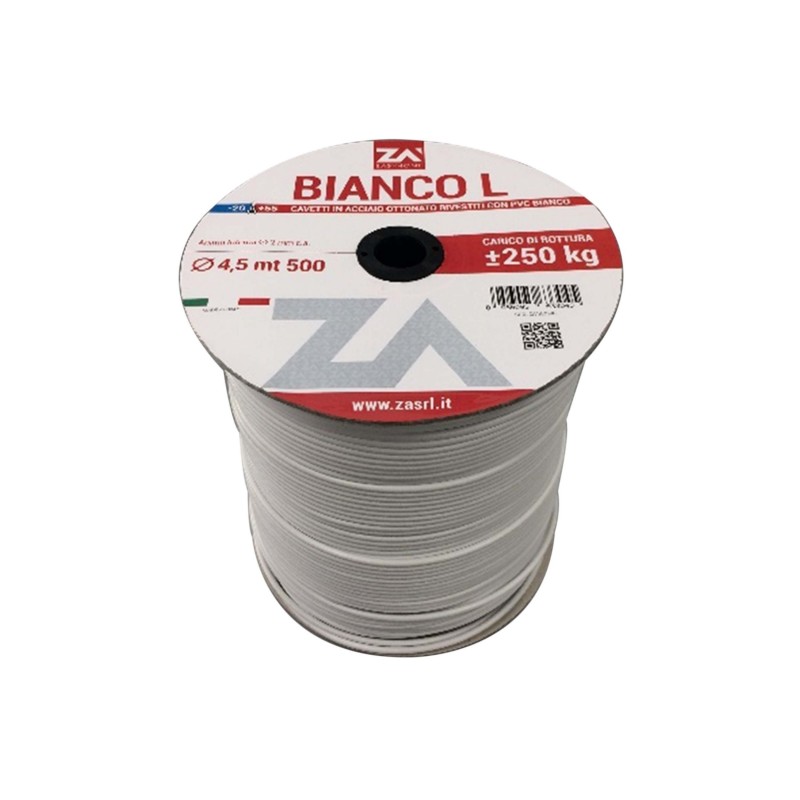 CAVETTO ACCIAIO OTT.PLAST. BIANCONE CAVETTO ACCIAIO OTT.PLAST. BIANCONE