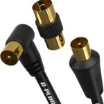 CAVO TV 2 METRI c/ADATTATORE -Cfg-