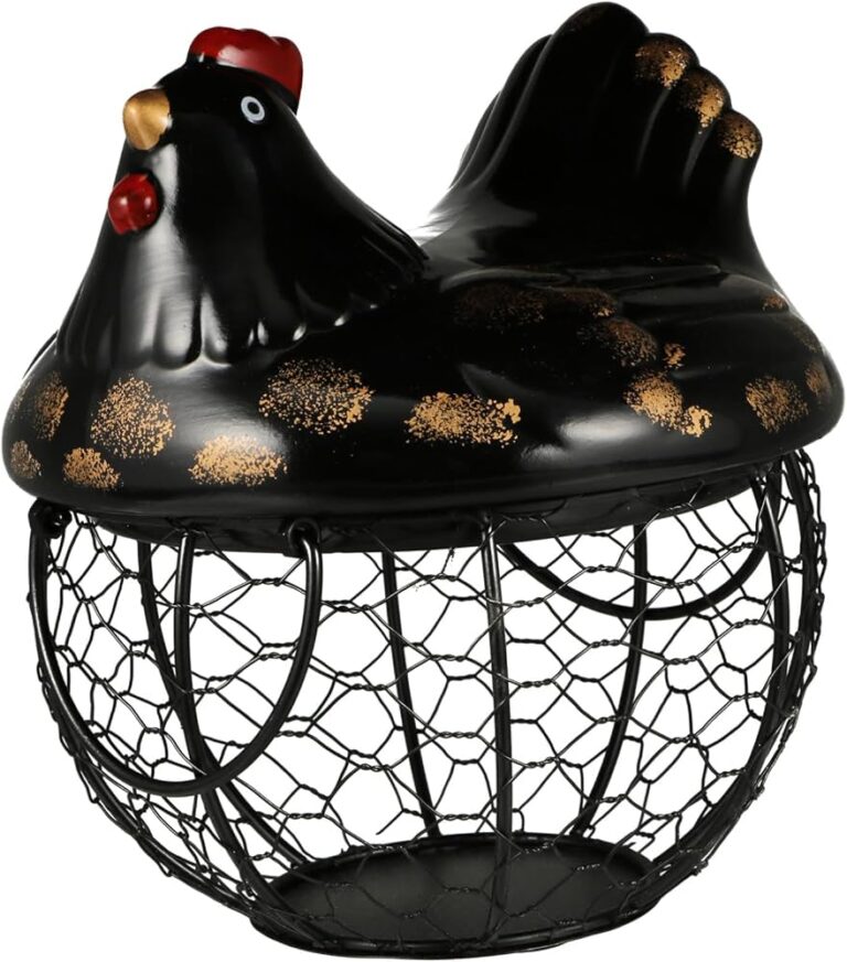 CESTINO PORTAUOVA Nero