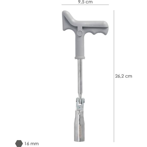 CHIAVE CANDELE mm 16 Snodata Plastica