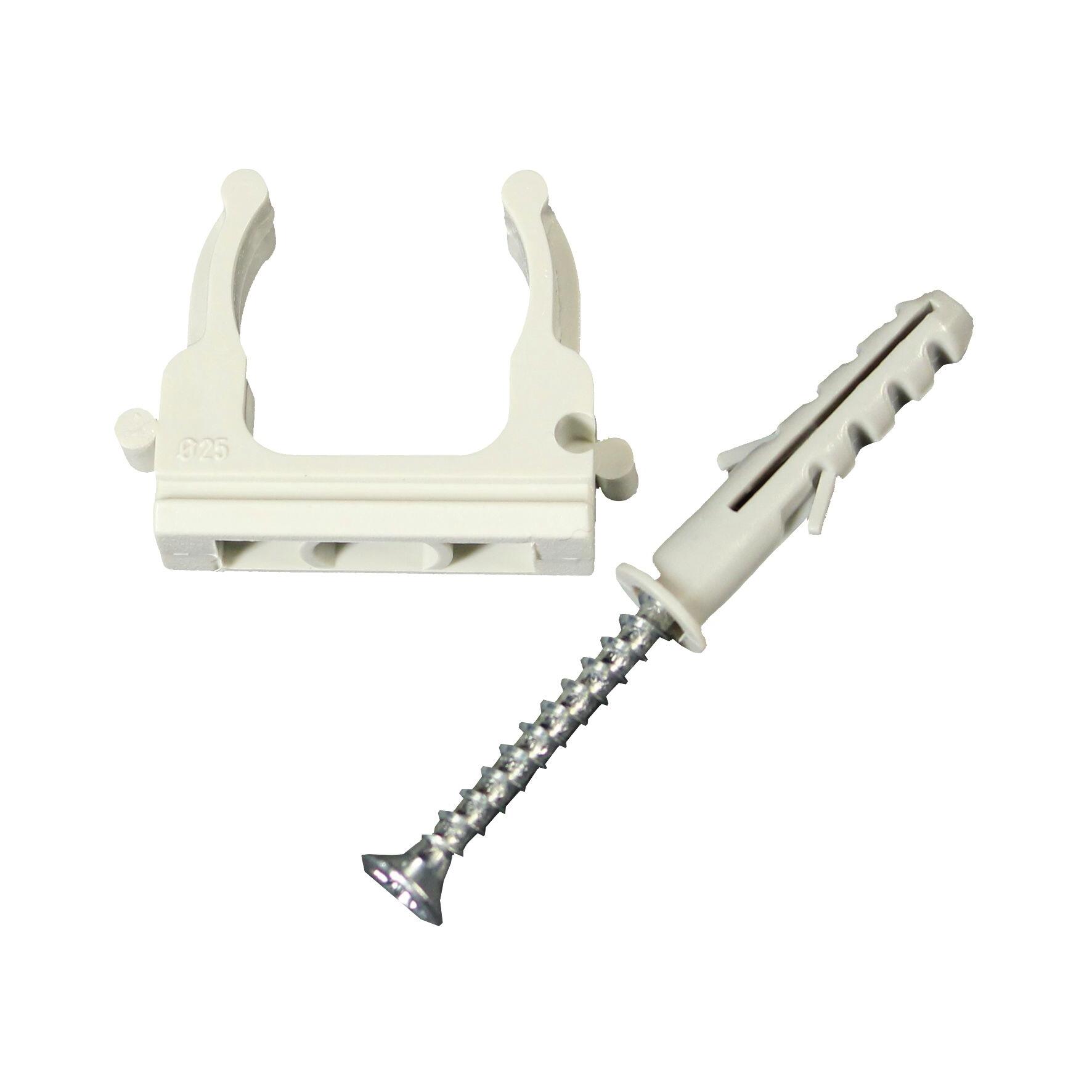 CLIPS PVC mm 25 Pz.6 CLIPS PVC mm 25 Pz.6