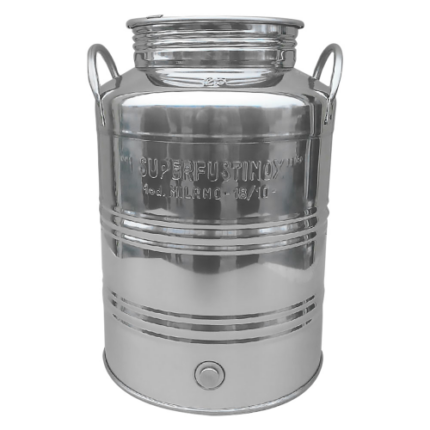 CONTENITORE OLIO INOX Lt 30 Alto Milano
