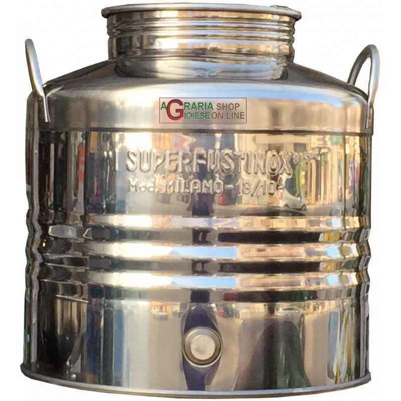 CONTENITORE OLIO INOX Lt 30 Basso Milano CONTENITORE OLIO INOX Lt 30 Basso Milano
