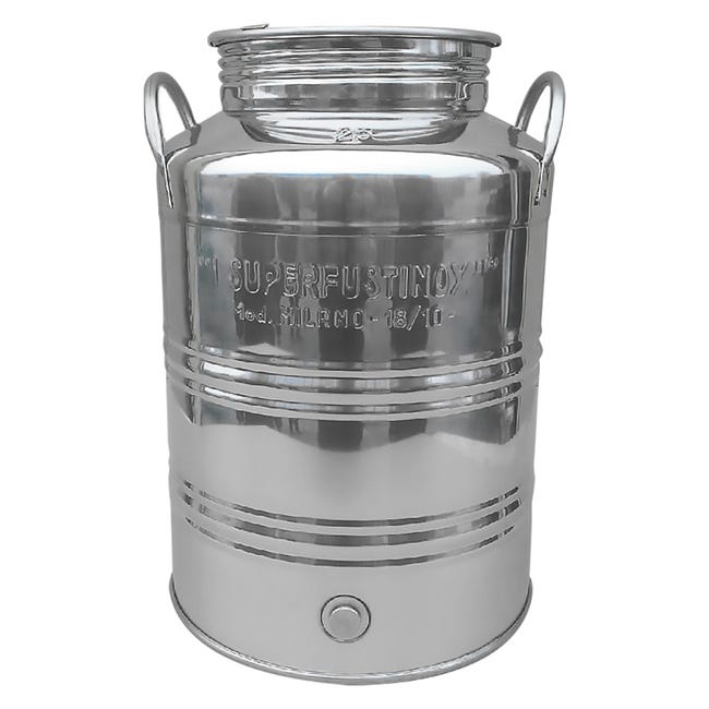 CONTENITORE OLIO INOX Lt 50 Alto Milano