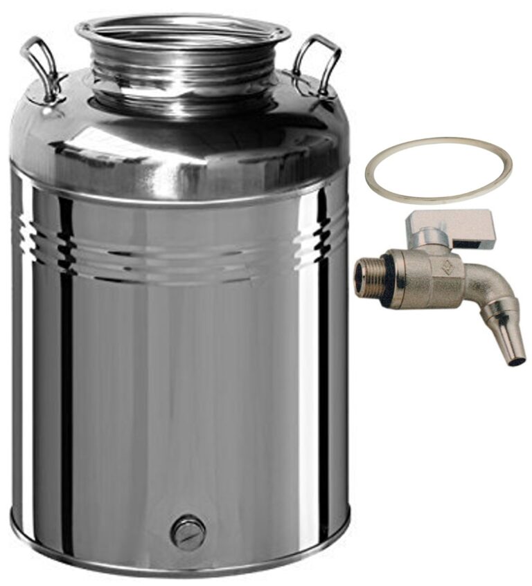 CONTENITORE OLIO INOX Lt 50 Belvivere