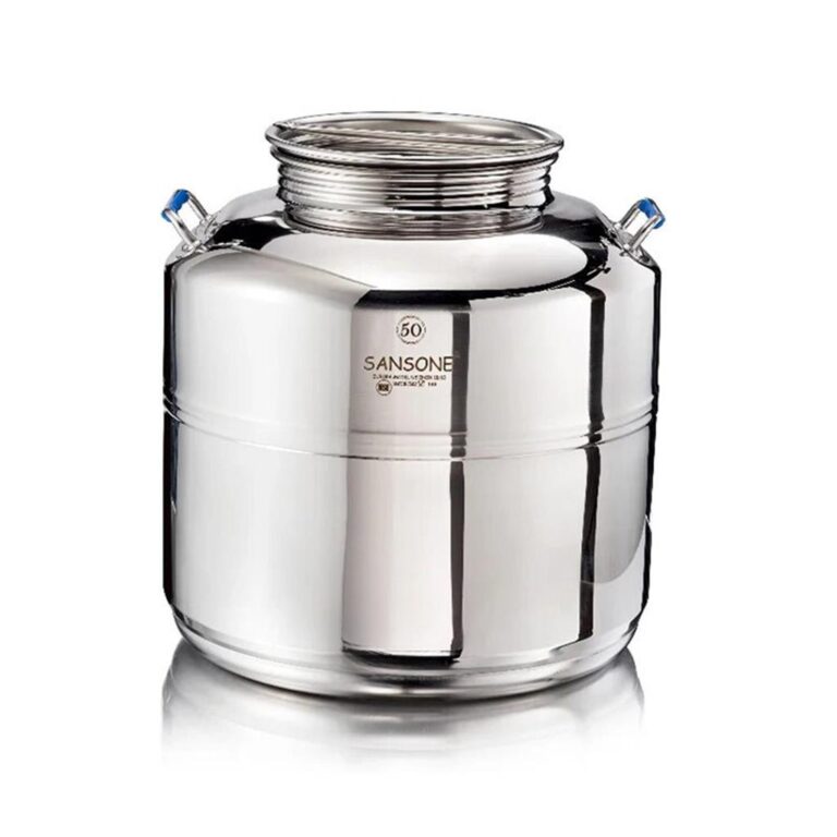 CONTENITORE OLIO INOX SALDATO Lt 50