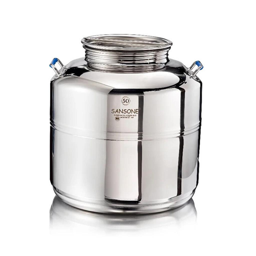 CONTENITORE OLIO INOX SALDATO Lt 50 CONTENITORE OLIO INOX SALDATO Lt 50