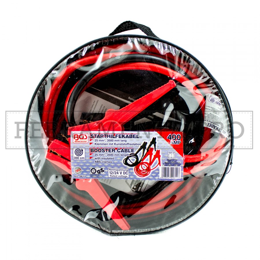 COPPIA CAVI AVVIAMENTO Mt.5 400A D.25mm COPPIA CAVI AVVIAMENTO Mt.5 400A D.25mm