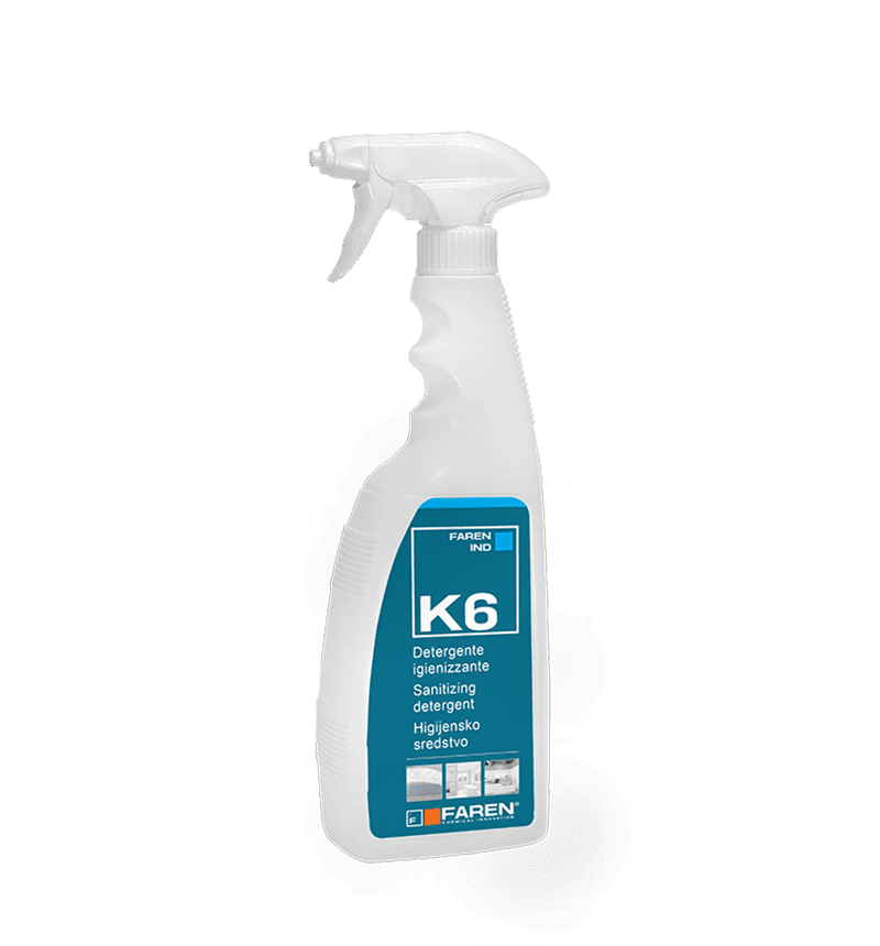 DETERGENTE IGIENIZZANTE K6 HACCP ml 750 DETERGENTE IGIENIZZANTE K6 HACCP ml 750