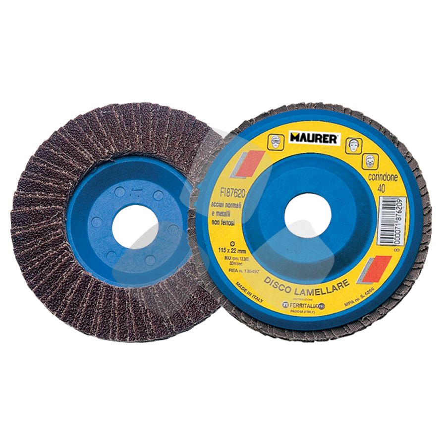DISCO LAMELLARE mm 115 Gr.80 Corindone DISCO LAMELLARE mm 115 Gr.80 Corindone