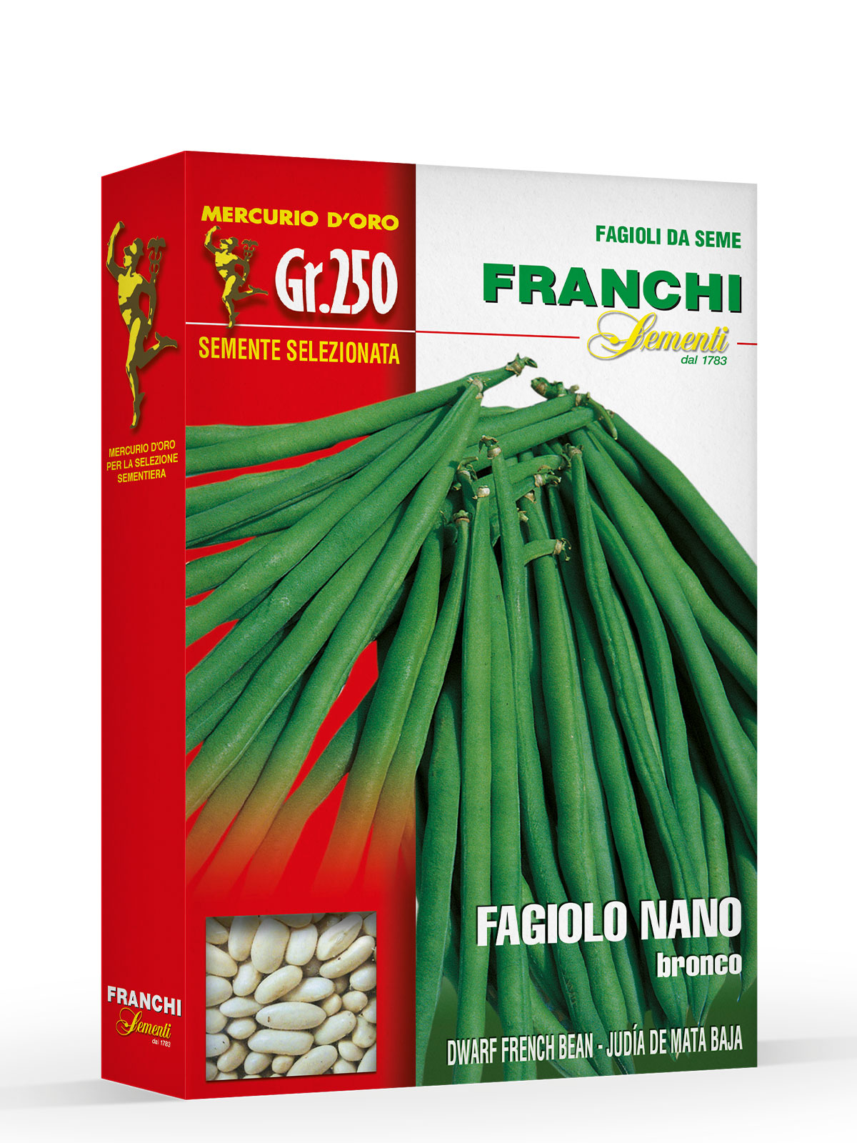 FAGIOLO NANO BRONCO gr 250 Franchi FAGIOLO NANO BRONCO gr 250 Franchi