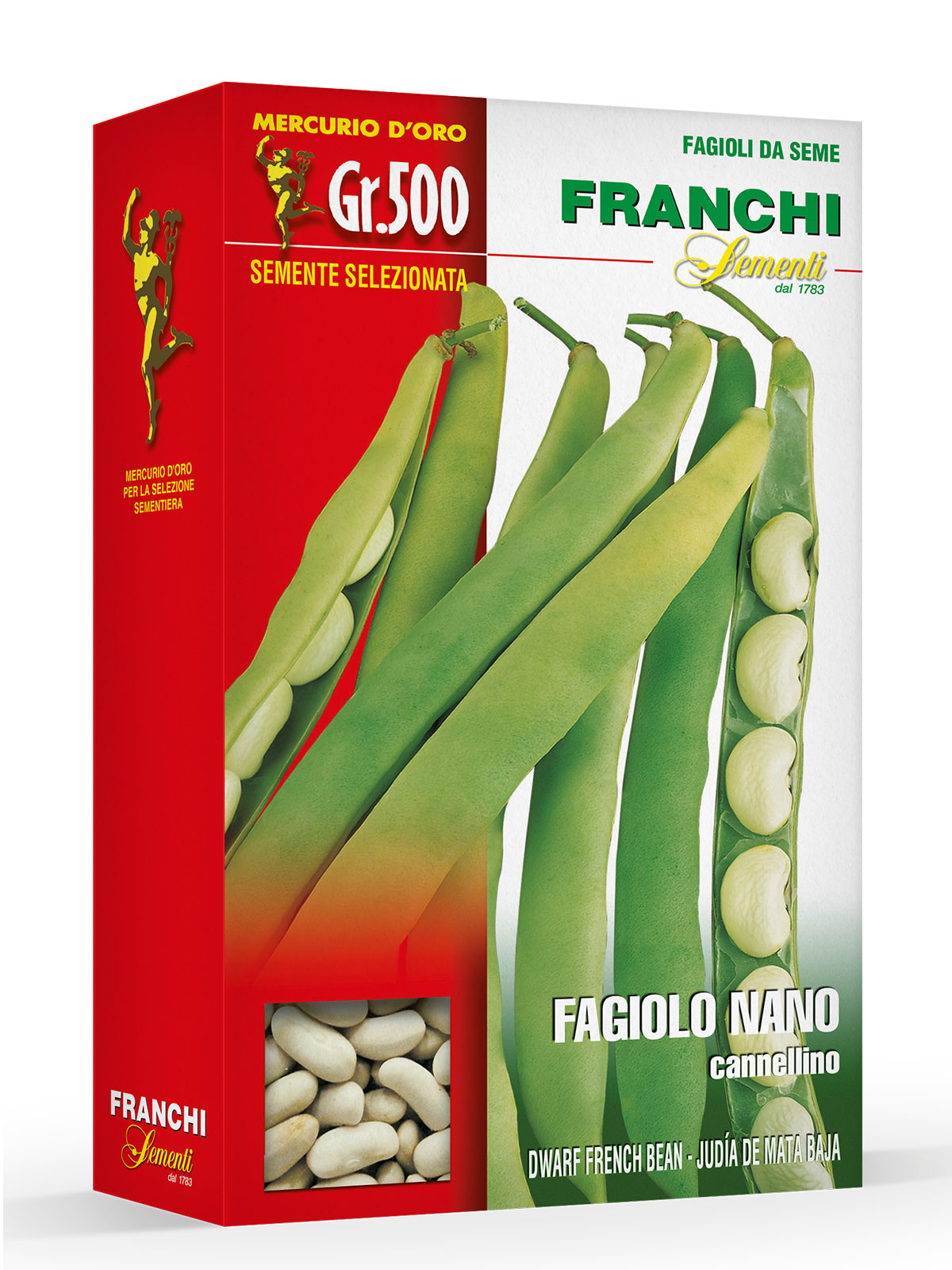 FAGIOLO NANO CANNELLINO gr 500 Franchi FAGIOLO NANO CANNELLINO gr 500 Franchi