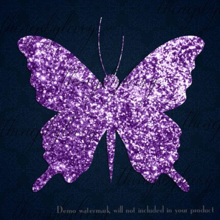 FARFALLA GLITTERATA