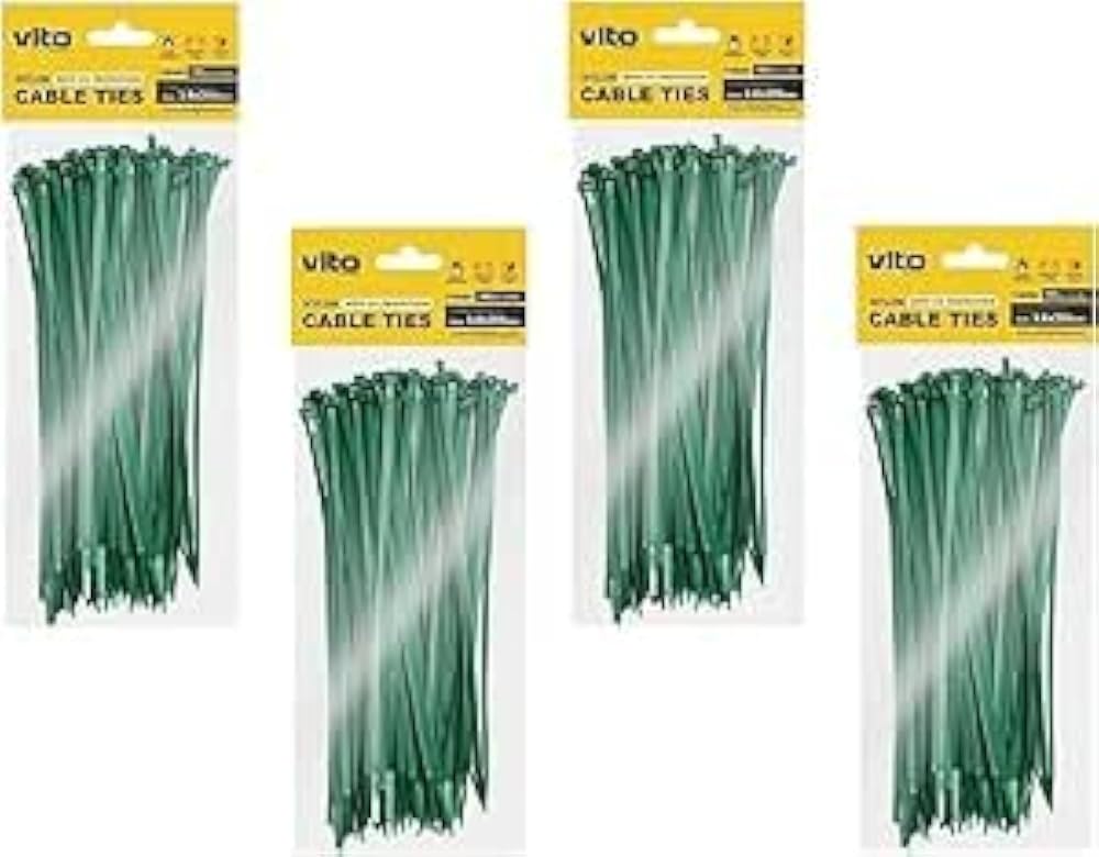 FASCETTA NYLON VERDE mm 3.6x200 Pz.100 FASCETTA NYLON VERDE mm 3.6x200 Pz.100