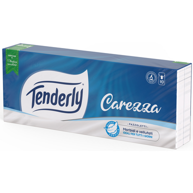 FAZZOLETTI TENDERLY 3V. CAREZZA Pz.10 FAZZOLETTI TENDERLY 3V. CAREZZA Pz.10