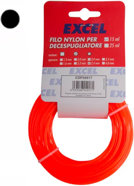 FILO DECESPUGLIATORE TONDO 1.6x15 m