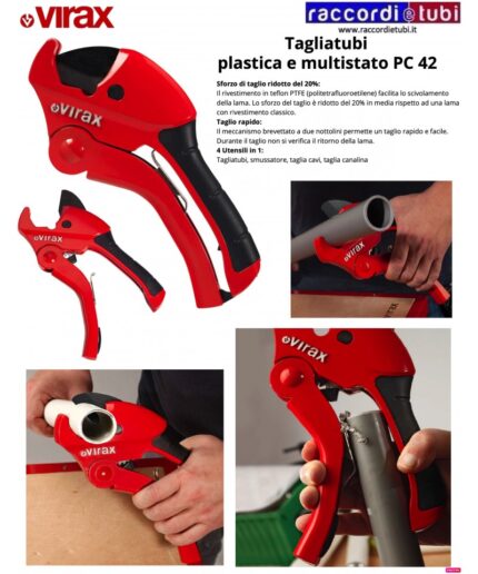 FORBICE TAGLIO TUBO POLIETILENE 1-1/4