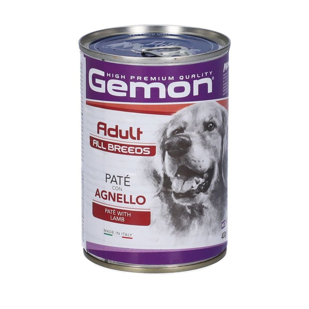 GEMON DOG ADULT gr 415 Paté Agnello GEMON DOG ADULT gr 415 Paté Agnello