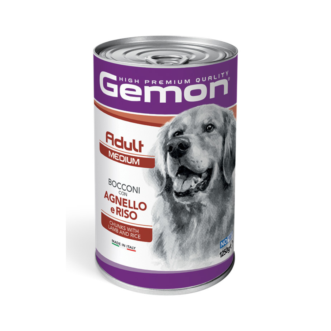 GEMON DOG ADULT MEDIUM gr 1250 Agnello GEMON DOG ADULT MEDIUM gr 1250 Agnello