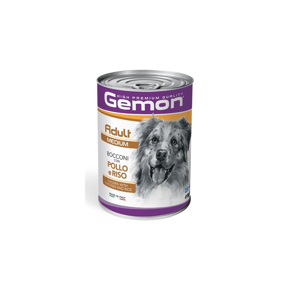 GEMON DOG ADULT MEDIUM gr 415 Pollo/Riso GEMON DOG ADULT MEDIUM gr 415 Pollo/Riso