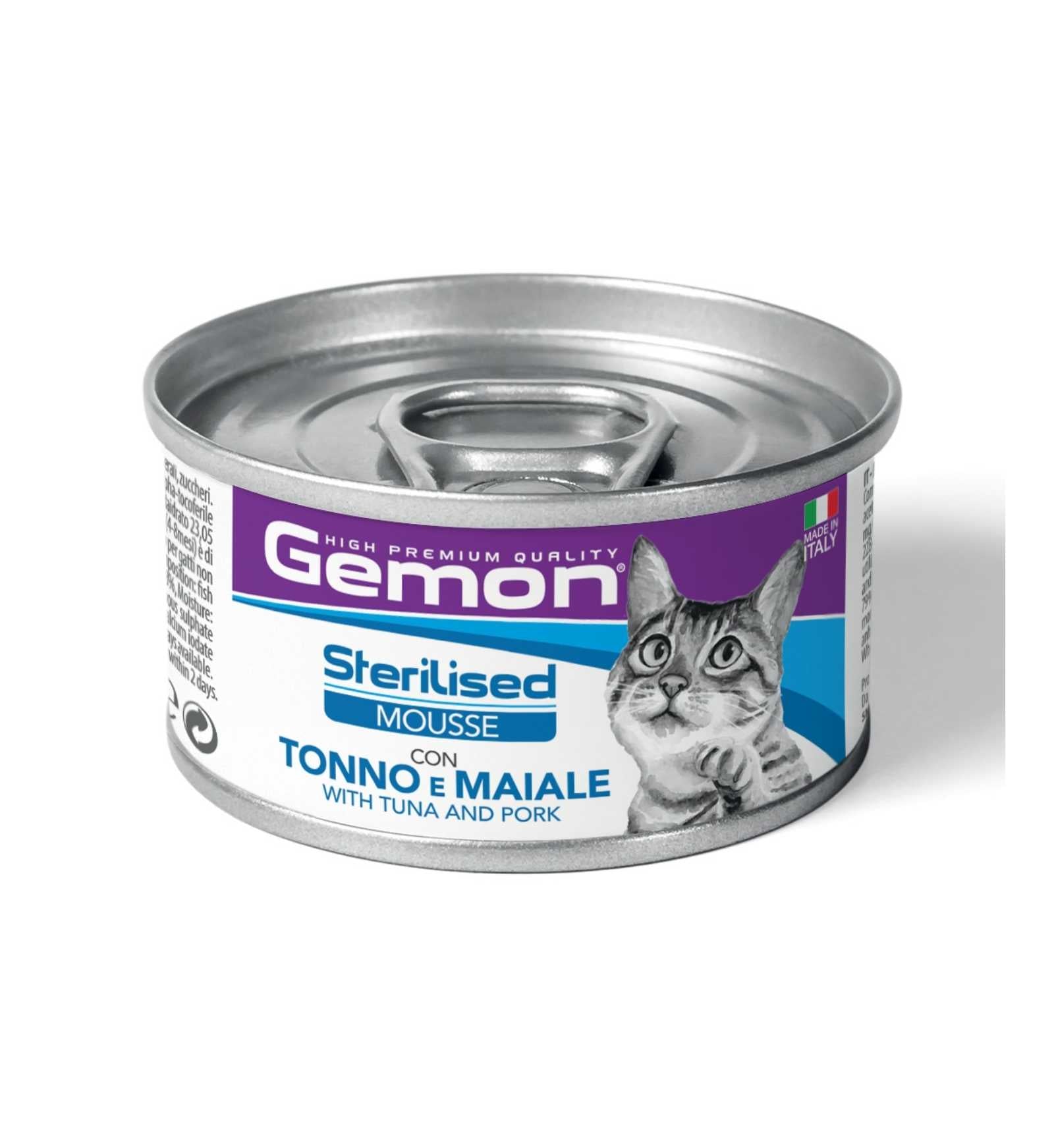 GEMON MOUSSE STE.RIC. gr 85 Tonno/Maiale GEMON MOUSSE STE.RIC. gr 85 Tonno/Maiale
